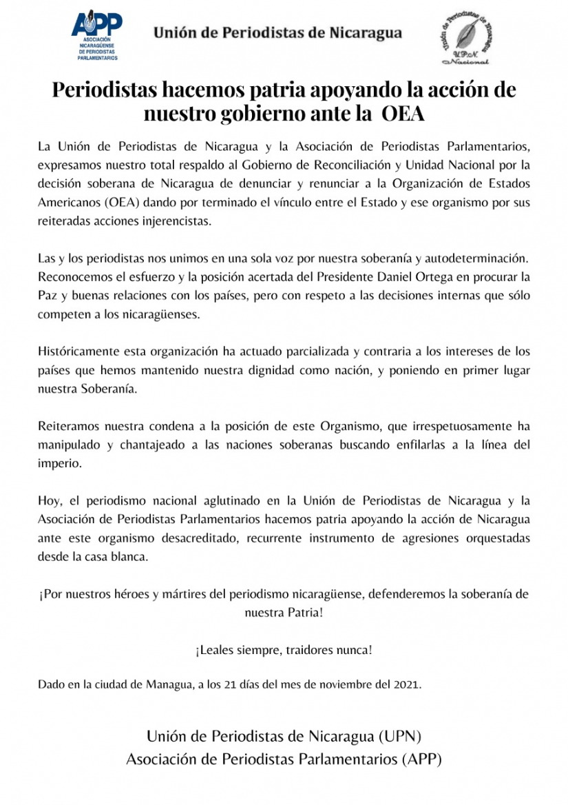perodistas